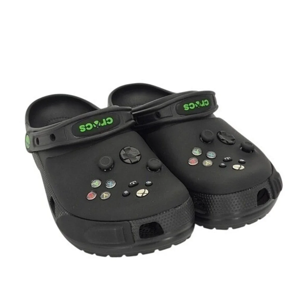 Crocs Xbox Classic Clogs Men's Size 11 Shoes Unisex Black Limited Edition NWT